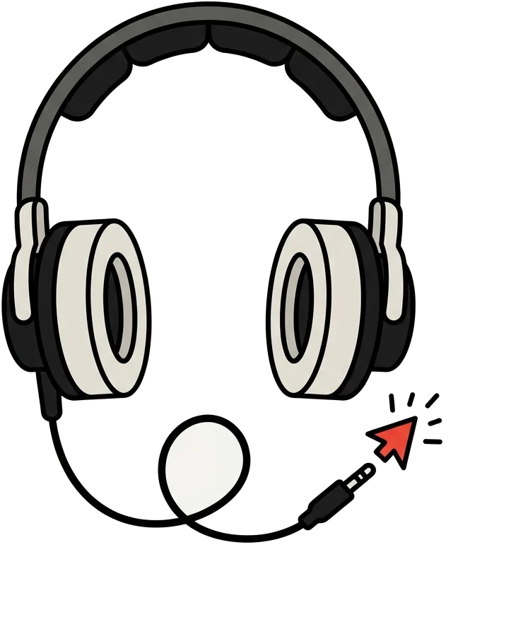 A pair of headphones